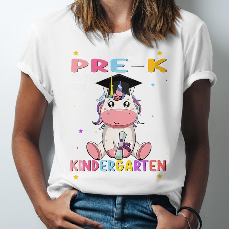 So Long Pre k Graduation 2025 Look Out Kindergarten Girls Premium Tri-Blend Unisex Jersey T-Shirt