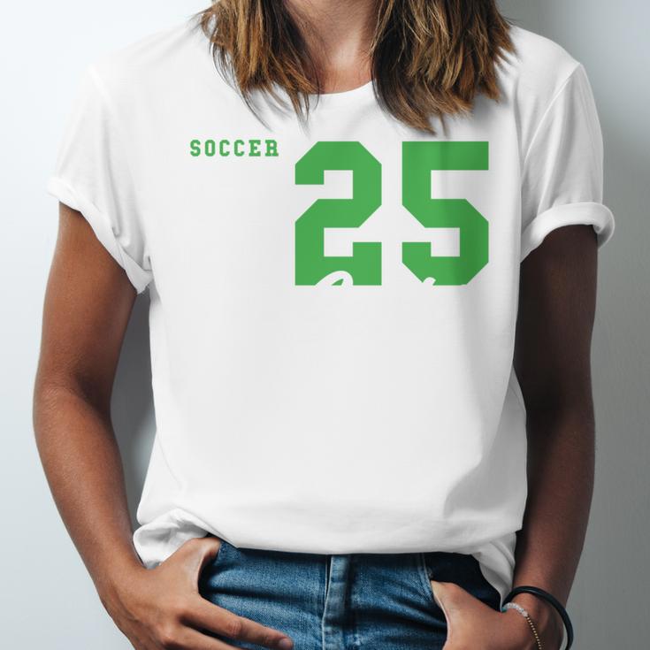 Soccer Senior Night Soccer Senior 2025 Graduation 44 Unisex Jersey T-Shirt