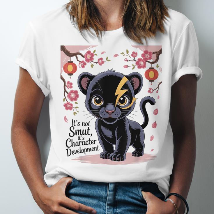 Spicy Romance Character Development Book Reader Design Unisex Jersey T-Shirt