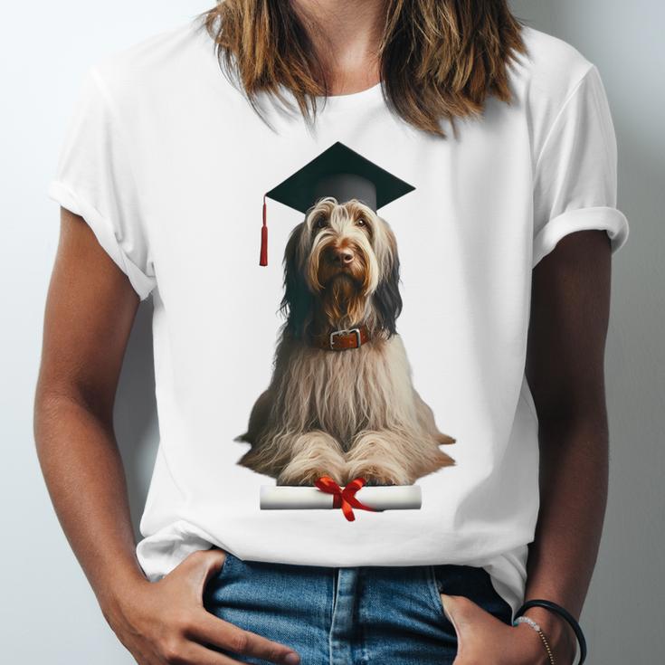Spinone Italiano Dog Graduation Cap School Graduate Owner Men Women Kids Unisex Jersey T-Shirt