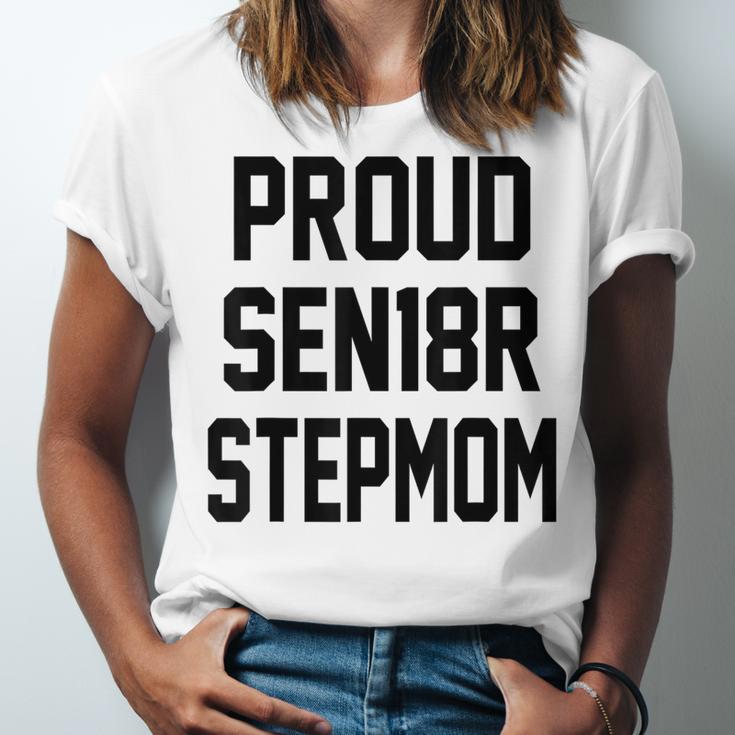 Stepmom Stepmother SEN18R Grad Senior Graduation Party Shirt Unisex Jersey T-Shirt