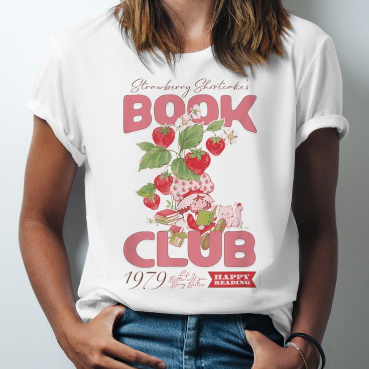 Strawberry Shortcake Book Club 1979 With Berry Besties Unisex Jersey T-Shirt