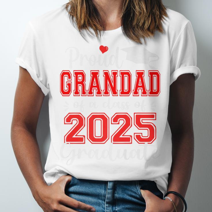 Super Proud Grandad Of 2025 Graduate Graduation Family Premium Unisex Jersey T-Shirt