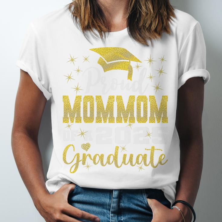 Super Proud Mommom Of 2025 Graduate Senior Graduation Family Premium Unisex Jersey T-Shirt