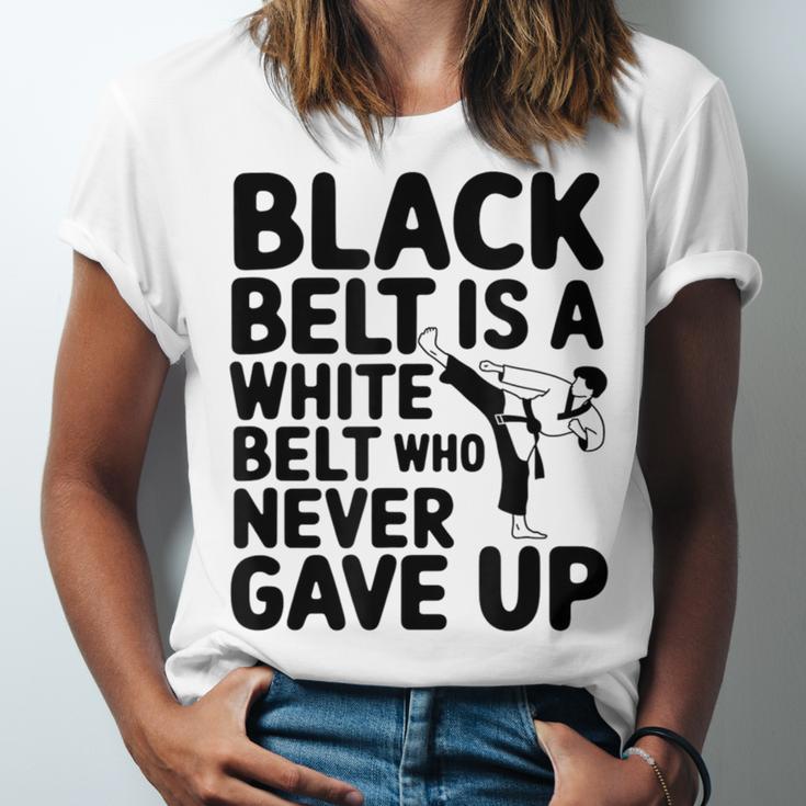 Taekwondo Belt Club Graduation Unisex Jersey T-Shirt