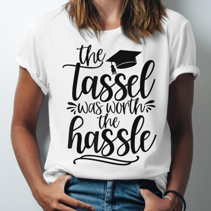 The Tassel Was Worth The Hassle Graduation Unisex Jersey T-Shirt