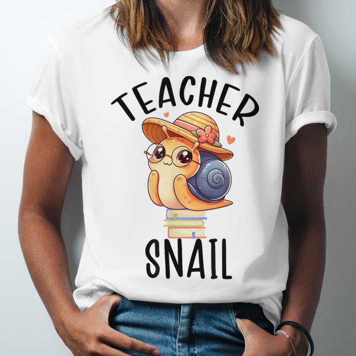 Teacher Snail With Glasses On Books Cute Pre-K Kindergarten Unisex Jersey T-Shirt Teacher Snail With Glasses On Books Cute Pre-K Kindergarten Unisex Jersey T-Shirt