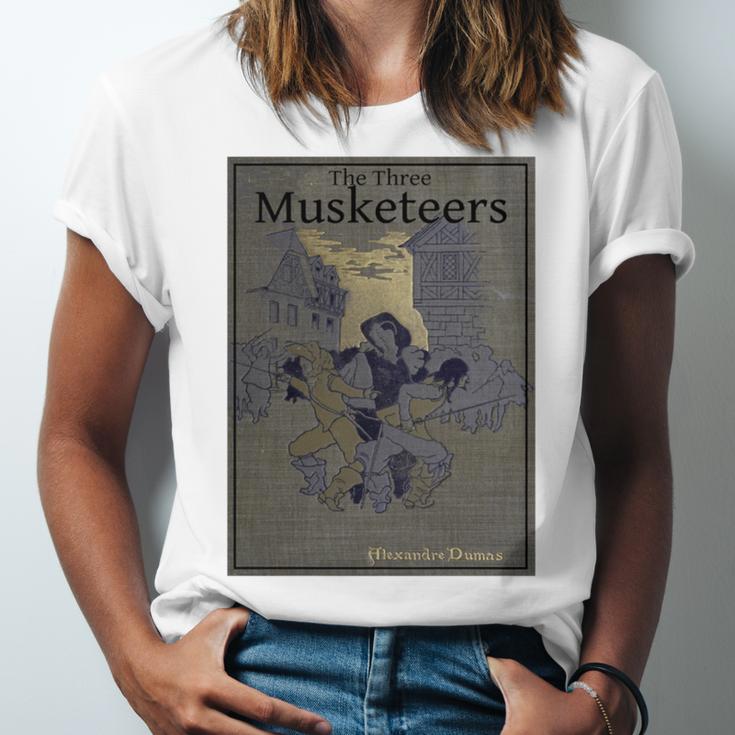 The Three Musketeers Book Cover Unisex Jersey T-Shirt