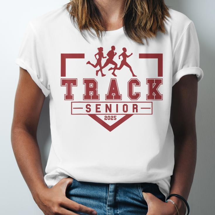 Track Senior Night Track Senior 2025 Graduation 36 Unisex Jersey T-Shirt