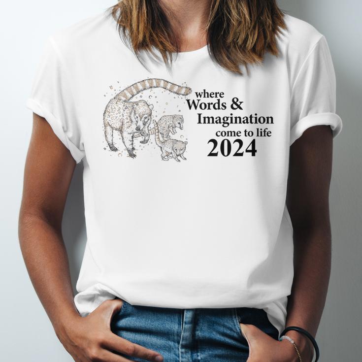 Tucson Festival Of Book TFOB 2024 Coatimundi Mascot Unisex Jersey T-Shirt