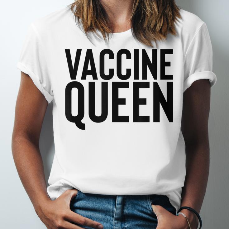 Vaccine Queen Nursing Graduation Shirt Unisex Jersey T-Shirt