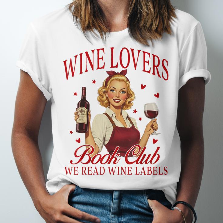 Valentine’s Day Wine Lovers Book Club We Read Wine Labels Unisex Jersey T-Shirt Valentine’s Day Wine Lovers Book Club We Read Wine Labels Unisex Jersey T-Shirt