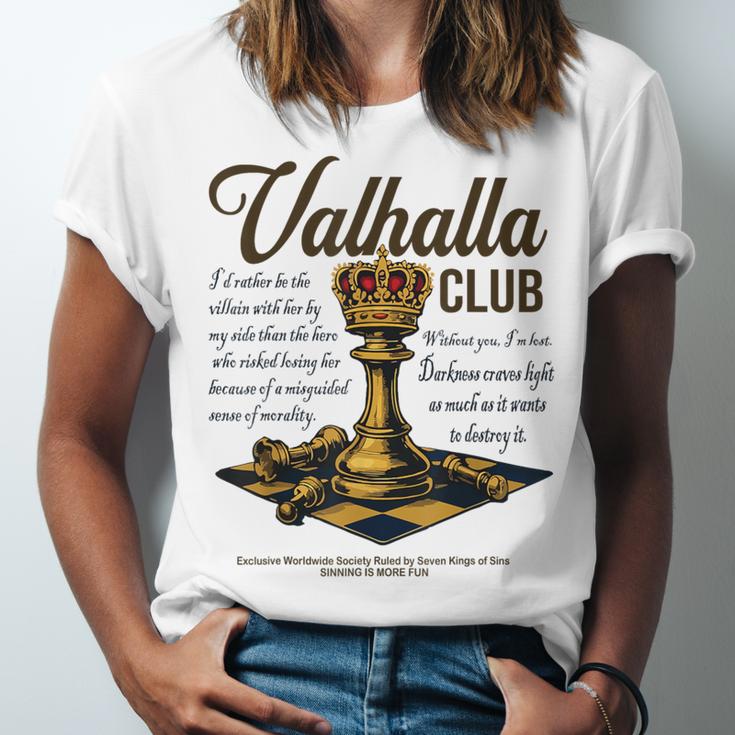Valhalla Club Vintage Twisted Kings Sin Ana Book Love Alex Unisex Jersey T-Shirt Valhalla Club Vintage Twisted Kings Sin Ana Book Love Alex Unisex Jersey T-Shirt
