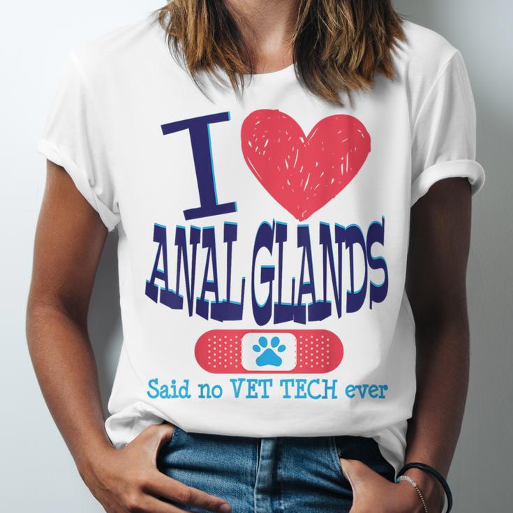 Vet Tech I Love Veterinary Technician Graduation Unisex Jersey T-Shirt