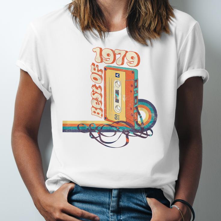 Vintage Best Of 1979 41st Birthday Graduation Cassette Tape Unisex Jersey T-Shirt