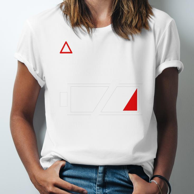 Warning Social Battery Is Low Introvert Shirt Unisex Jersey T-Shirt Warning Social Battery Is Low Introvert Shirt Unisex Jersey T-Shirt