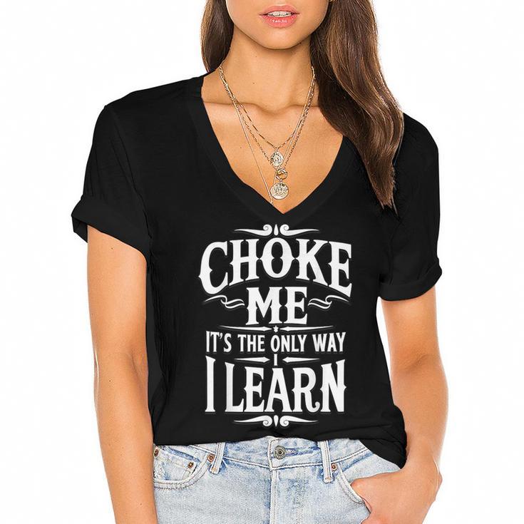 Spicy Romance Reader BookTok Kink Positive Book Lover Tee Women's Jersey Short Sleeve Deep V-Neck Tshirt				