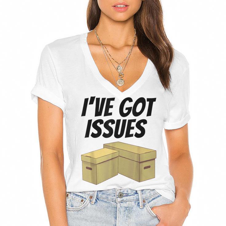 Comic Book For Men Women Comic Book Collector Women's Jersey Short Sleeve Deep V-Neck Tshirt				