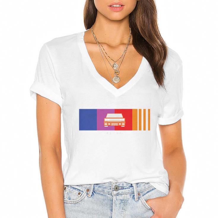 Frank Rapper Nostalgia Alternative R&B Mixtape Ocean Ultra Premium Tri-Blend Women's Jersey Short Sleeve Deep V-Neck Tshirt