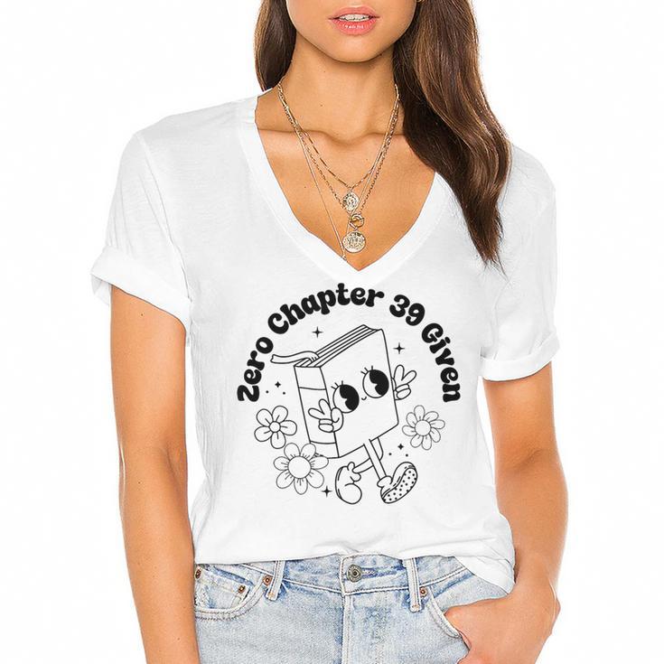 Zero Chapter 39 Given Retro Thriller Book Lover Women's Jersey Short Sleeve Deep V-Neck Tshirt				