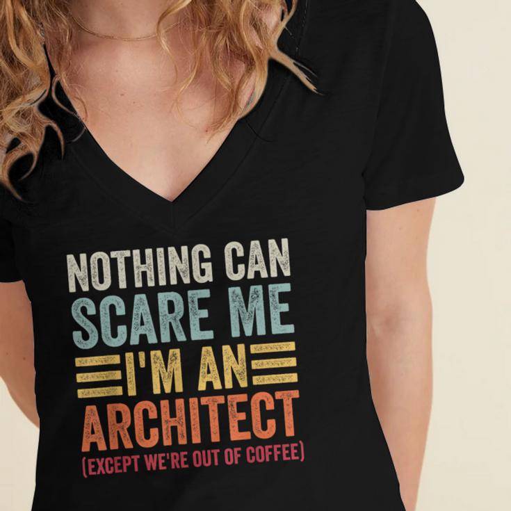 Architect Graduation & Architect Student Architecture Women's Jersey Short Sleeve Deep V-Neck Tshirt