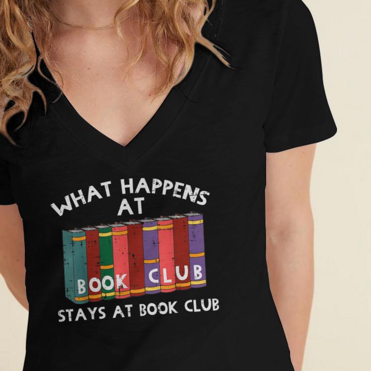 Book Club Read Reading Librarian Men Women Kids Women's Jersey Short Sleeve Deep V-Neck Tshirt Book Club Read Reading Librarian Men Women Kids Women's Jersey Short Sleeve Deep V-Neck Tshirt
