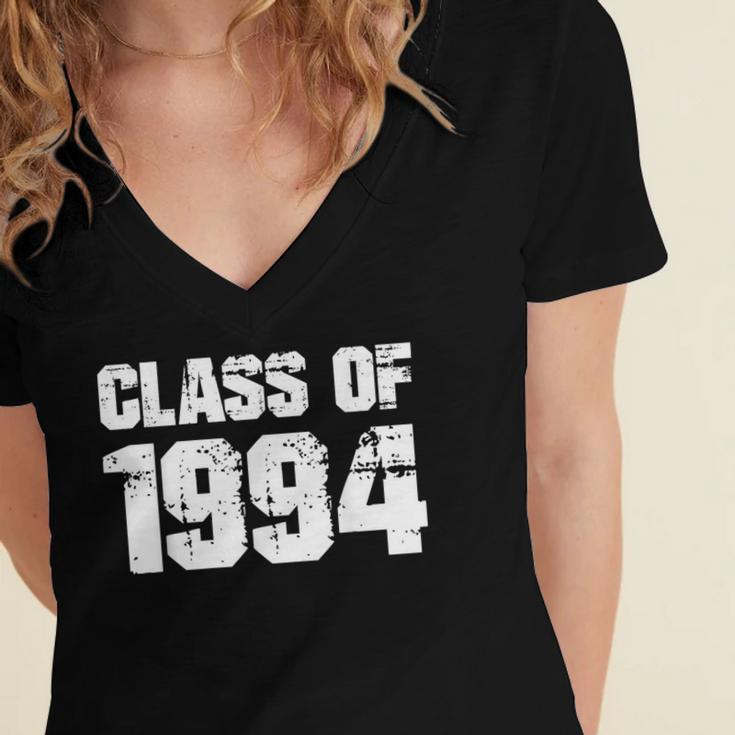 Class Of 1994 High School College Graduation Reunion T-Shirt Women's Jersey Short Sleeve Deep V-Neck Tshirt