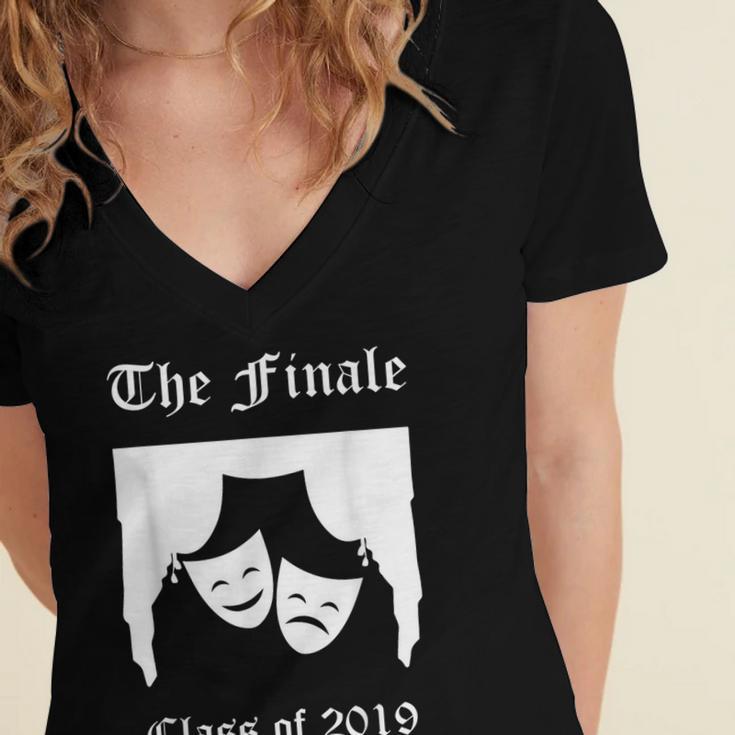 Cool Theater High School Or College Graduation Tshirt 2019 Women's Jersey Short Sleeve Deep V-Neck Tshirt