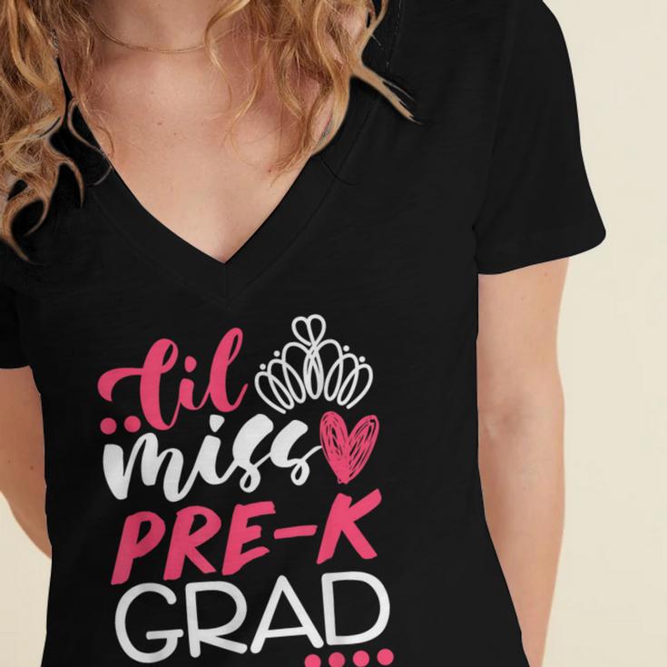 Cute Pre K Graduation Shirts Girls Tee Women's Jersey Short Sleeve Deep V-Neck Tshirt