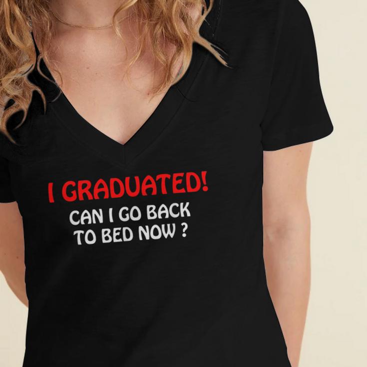 Graduation Shirt College Graduation Ideas 2024 Women's Jersey Short Sleeve Deep V-Neck Tshirt