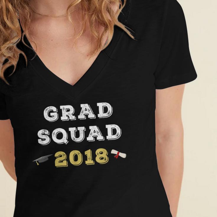 High School College Graduation Family Graduation Shirts Women's Jersey Short Sleeve Deep V-Neck Tshirt