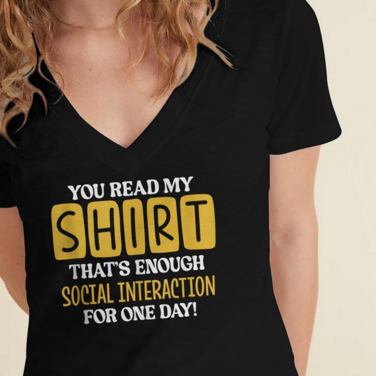 Introvert Quote Motivational For Men Women Kids Women's Jersey Short Sleeve Deep V-Neck Tshirt Introvert Quote Motivational For Men Women Kids Women's Jersey Short Sleeve Deep V-Neck Tshirt