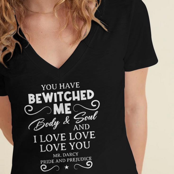 Jane Austen Pride And Prejudice Book Club Women's Jersey Short Sleeve Deep V-Neck Tshirt Jane Austen Pride And Prejudice Book Club Women's Jersey Short Sleeve Deep V-Neck Tshirt