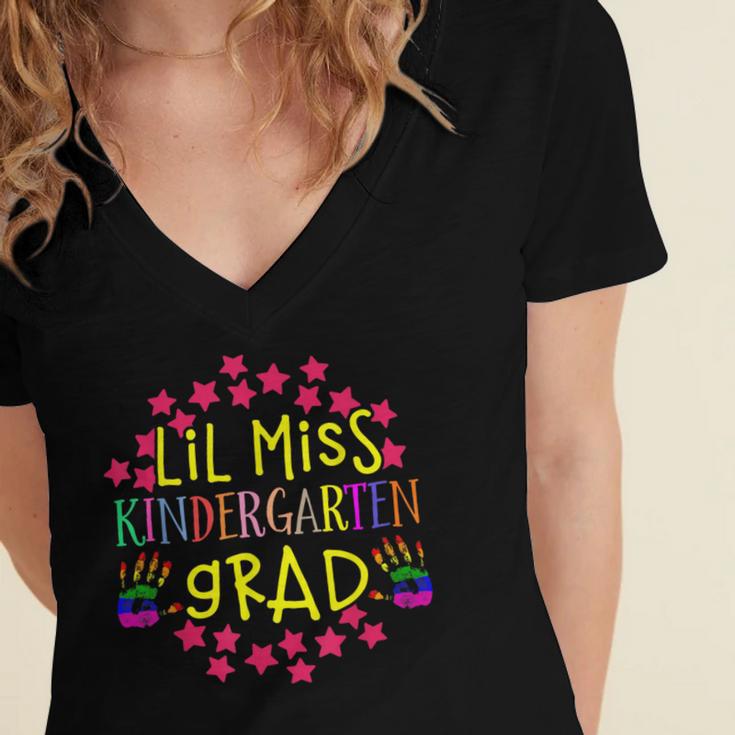 Kindergarten Graduation Shirts 2018 GirlsShirt Women's Jersey Short Sleeve Deep V-Neck Tshirt