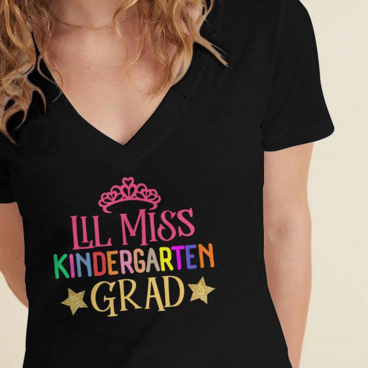 Kindergarten Graduation Shirts 2019 Girls GraduateShirt Women's Jersey Short Sleeve Deep V-Neck Tshirt