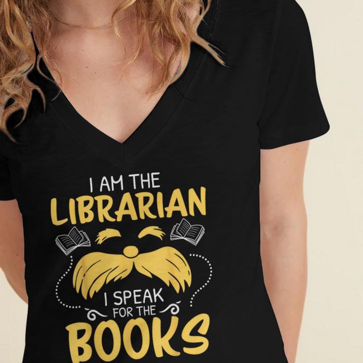 I Am Librarian Book Reader Library Book Reading Women's Jersey Short Sleeve Deep V-Neck Tshirt I Am Librarian Book Reader Library Book Reading Women's Jersey Short Sleeve Deep V-Neck Tshirt