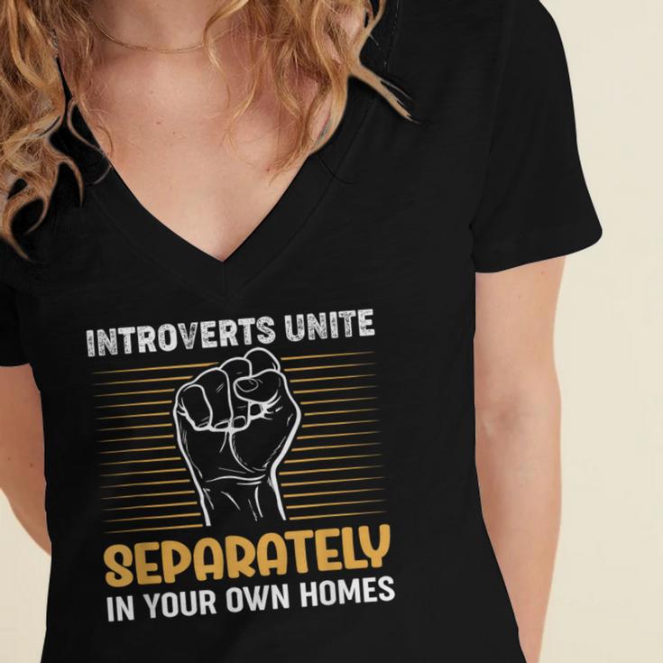 Sarcastic Anti Social Introvert Social Interaction Women's Jersey Short Sleeve Deep V-Neck Tshirt Sarcastic Anti Social Introvert Social Interaction Women's Jersey Short Sleeve Deep V-Neck Tshirt
