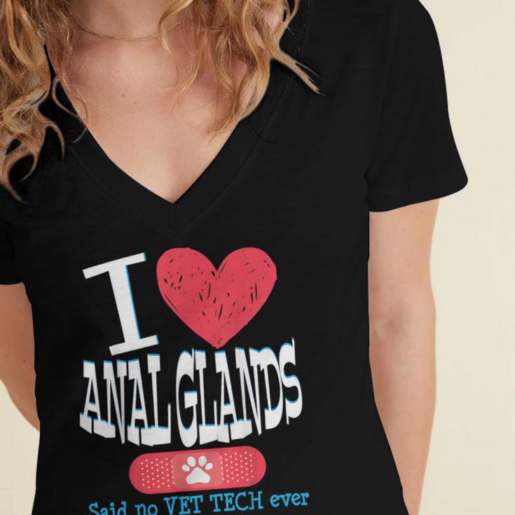 Veterinary Technician Graduation Shirt Vet Tech Women's Jersey Short Sleeve Deep V-Neck Tshirt