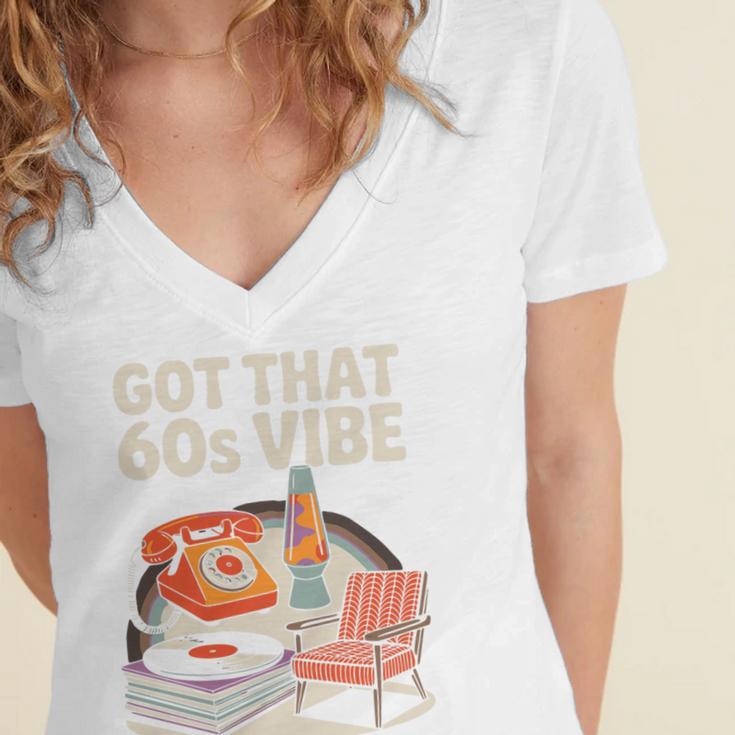 1960s 60s Reunion Nostalgia Memories Music School Grew Up Premium Tri-Blend Women's Jersey Short Sleeve Deep V-Neck Tshirt 1960s 60s Reunion Nostalgia Memories Music School Grew Up Premium Tri-Blend Women's Jersey Short Sleeve Deep V-Neck Tshirt