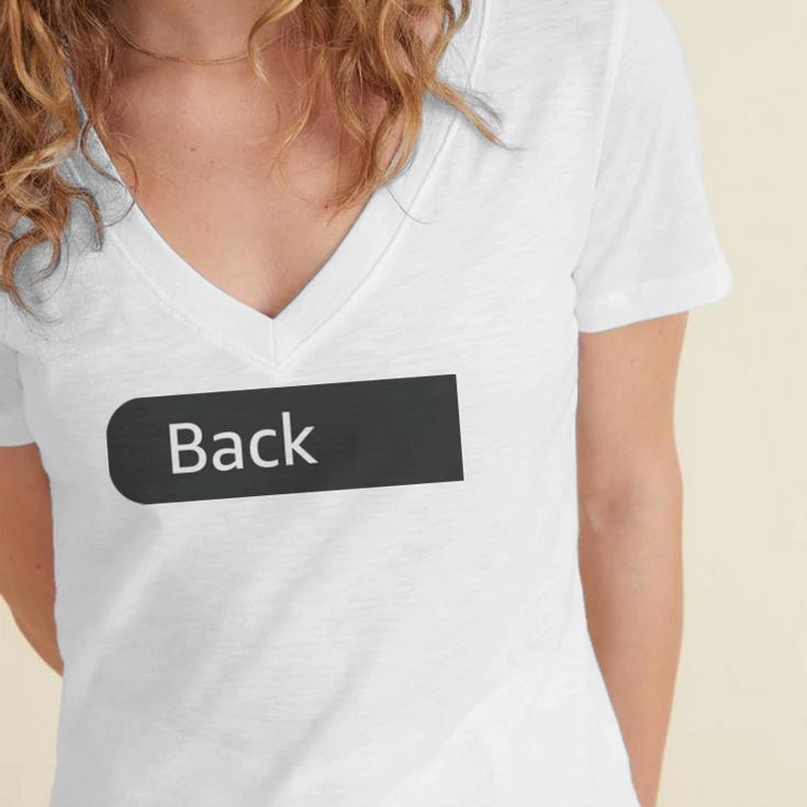 Dear Person Behind Me If You Can Read This Introvert Women's Jersey Short Sleeve Deep V-Neck Tshirt Dear Person Behind Me If You Can Read This Introvert Women's Jersey Short Sleeve Deep V-Neck Tshirt