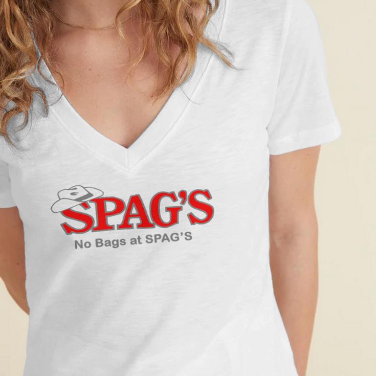 No Bags At SPAG'S Shrewsbury Defunct Store Nostalgia Vintage Premium Tri-Blend Women's Jersey Short Sleeve Deep V-Neck Tshirt No Bags At SPAG'S Shrewsbury Defunct Store Nostalgia Vintage Premium Tri-Blend Women's Jersey Short Sleeve Deep V-Neck Tshirt