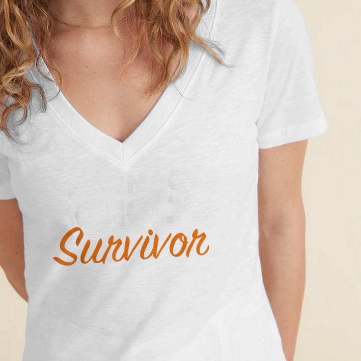 Pharmacy Student Graduation Survivor Shirt Women's Jersey Short Sleeve Deep V-Neck Tshirt