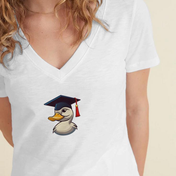 PhD Graduation Trust Me I'm a Doctor For PhD Graduate Women's Jersey Short Sleeve Deep V-Neck Tshirt