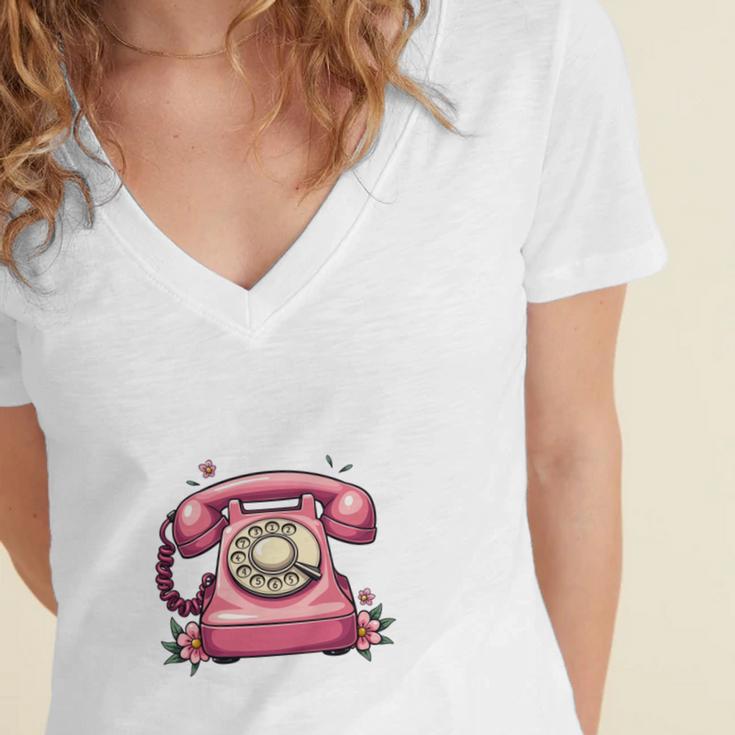 Please Be Patient With Me I'm From The 1900s Women Girl Women's Jersey Short Sleeve Deep V-Neck Tshirt Please Be Patient With Me I'm From The 1900s Women Girl Women's Jersey Short Sleeve Deep V-Neck Tshirt