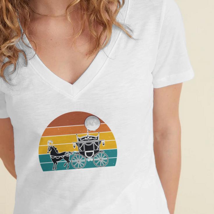 Saying Please Be Patient With Me I'm From The 1900s Women's Jersey Short Sleeve Deep V-Neck Tshirt Saying Please Be Patient With Me I'm From The 1900s Women's Jersey Short Sleeve Deep V-Neck Tshirt