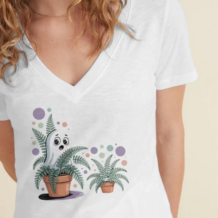 Social Anxiety Introvert Nervous Awkward Socially Women's Jersey Short Sleeve Deep V-Neck Tshirt Social Anxiety Introvert Nervous Awkward Socially Women's Jersey Short Sleeve Deep V-Neck Tshirt