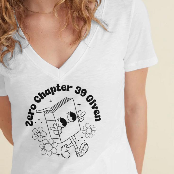 Zero Chapter 39 Given Retro Thriller Book Lover Women's Jersey Short Sleeve Deep V-Neck Tshirt