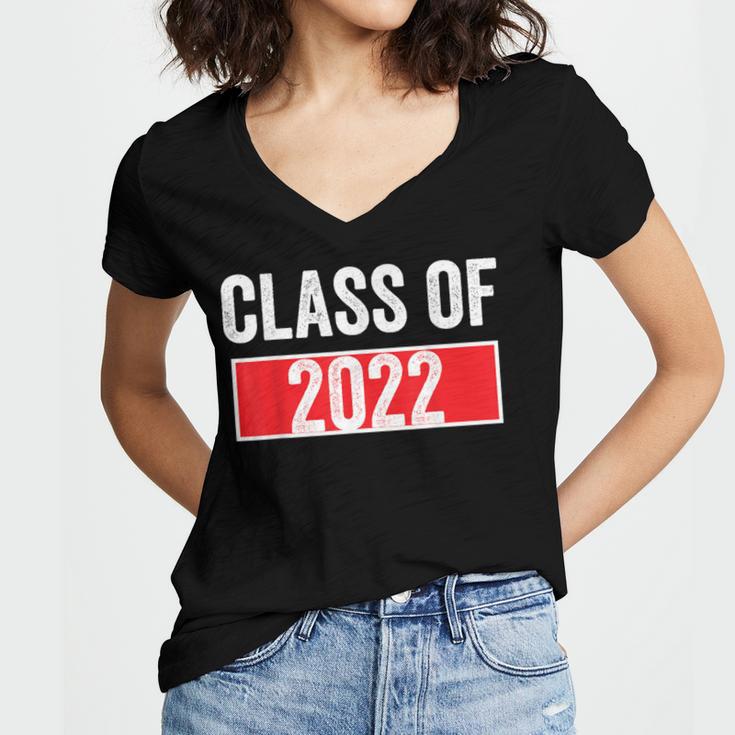Class Of 2022 Future Graduation Tee Women's Jersey Short Sleeve Deep V-Neck Tshirt