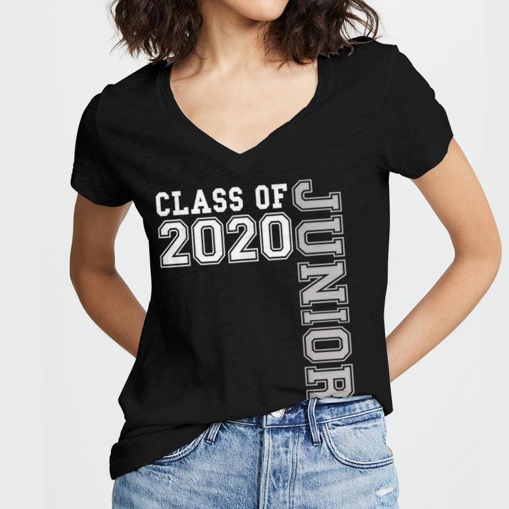 Junior Class Of 2020 Shirt Graduation Apparel Tee Women's Jersey Short Sleeve Deep V-Neck Tshirt