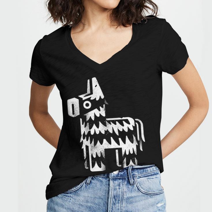 Lone Vibes Celebration Individualistic Introvert Party Women's Jersey Short Sleeve Deep V-Neck Tshirt Lone Vibes Celebration Individualistic Introvert Party Women's Jersey Short Sleeve Deep V-Neck Tshirt